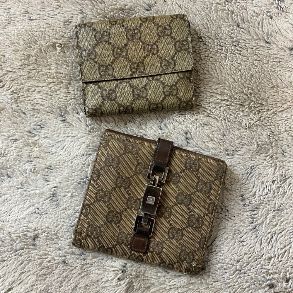 SOLD 2 Vintage Gucci Wallets